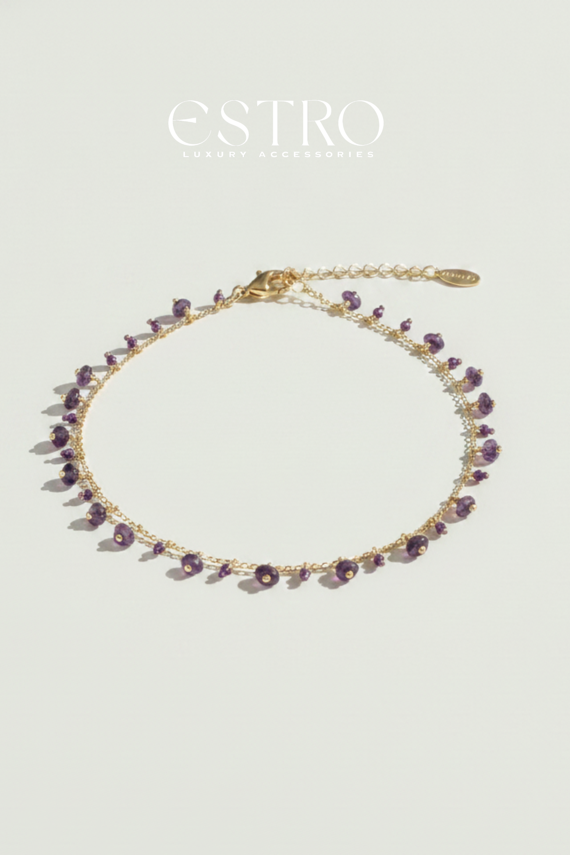 ONYX ANKLET