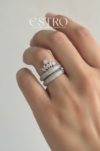 CROWN PAIR RING